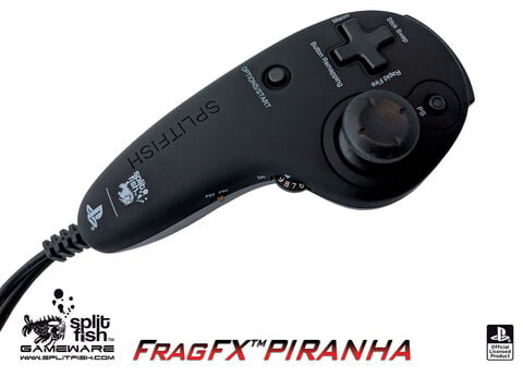 Manette Officielle Souris Filaire Splitfish Ps4  Fragfx Piranha Licence Sony